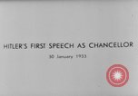 Image Premier discours d'Adolf Hitler comme chancelier Berlin Allemagne, 1933, de la seconde 9 séquences d'archives historiques vidéo 65675047285