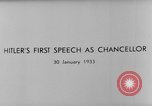 Image Premier discours d'Adolf Hitler comme chancelier Berlin Allemagne, 1933, de la seconde 10 séquences d'archives historiques vidéo 65675047285