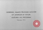 Image of Hermann Goering Germany, 1933, second 1 stock footage video 65675047286