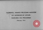 Image of Hermann Goering Germany, 1933, second 7 stock footage video 65675047286