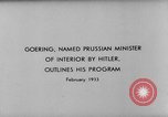Image of Hermann Goering Germany, 1933, second 9 stock footage video 65675047286