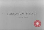Image le jour d'élection Berlin Allemagne, 1933, de la seconde 1 séquences d'archives historiques vidéo 65675047288