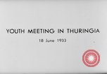 Standbild Hitler Youth Meeting Thüringen Deutschland, 1933, aus Sekunde 4 historischem Filmmaterial Videoclip 65675047295