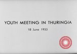 Standbild Hitler Youth Meeting Thüringen Deutschland, 1933, aus Sekunde 5 historischem Filmmaterial Videoclip 65675047295