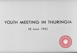 Standbild Hitler Youth Meeting Thüringen Deutschland, 1933, aus Sekunde 6 historischem Filmmaterial Videoclip 65675047295