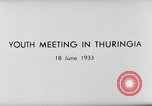 Standbild Hitler Youth Meeting Thüringen Deutschland, 1933, aus Sekunde 7 historischem Filmmaterial Videoclip 65675047295