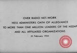 Standbild Eid unter Zeremonie Deutschland, 1934, aus Sekunde 6 historischem Filmmaterial Videoclip 65675047299