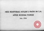 Standbild Rudolf Hess Deutschland, 1934, aus Sekunde 1 historischem Filmmaterial Videoclip 65675047300