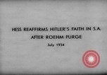Standbild Rudolf Hess Deutschland, 1934, aus Sekunde 3 historischem Filmmaterial Videoclip 65675047300
