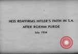 Standbild Rudolf Hess Deutschland, 1934, aus Sekunde 6 historischem Filmmaterial Videoclip 65675047300