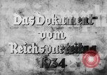 Standbild 6 NSDAP-Konferenz Deutschland, 1934, aus Sekunde 34 historischem Filmmaterial Videoclip 65675047301