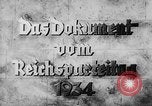 Standbild 6 NSDAP-Konferenz Deutschland, 1934, aus Sekunde 35 historischem Filmmaterial Videoclip 65675047301