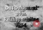 Standbild 6 NSDAP-Konferenz Deutschland, 1934, aus Sekunde 40 historischem Filmmaterial Videoclip 65675047301