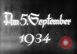 Standbild 6 NSDAP-Konferenz Deutschland, 1934, aus Sekunde 61 historischem Filmmaterial Videoclip 65675047301