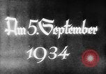 Standbild 6 NSDAP-Konferenz Deutschland, 1934, aus Sekunde 62 historischem Filmmaterial Videoclip 65675047301