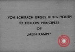 Image of Von Schirach Germany, 1935, second 18 stock footage video 65675047310