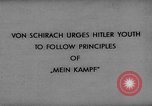 Image of Von Schirach Germany, 1935, second 20 stock footage video 65675047310
