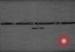 Image of Hermann Goering Germany, 1935, second 3 stock footage video 65675047311