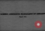 Image of Hermann Goering Germany, 1935, second 5 stock footage video 65675047311
