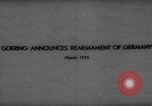 Image of Hermann Goering Germany, 1935, second 6 stock footage video 65675047311