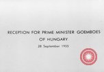 Image of Gyula Goemboes Germany, 1935, second 1 stock footage video 65675047314