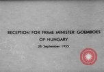 Image of Gyula Goemboes Germany, 1935, second 3 stock footage video 65675047314