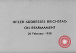 Image Adolf Hitler Allemagne, 1938, de la seconde 9 séquences d'archives historiques vidéo 65675047327
