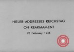Image Adolf Hitler Allemagne, 1938, de la seconde 10 séquences d'archives historiques vidéo 65675047327