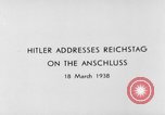 Image Adolf Hitler Allemagne, 1938, de la seconde 1 séquences d'archives historiques vidéo 65675047330