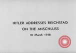 Image Adolf Hitler Allemagne, 1938, de la seconde 5 séquences d'archives historiques vidéo 65675047330