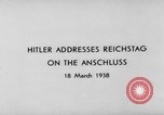 Image Adolf Hitler Allemagne, 1938, de la seconde 6 séquences d'archives historiques vidéo 65675047330