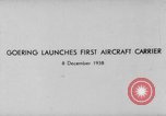 Image Graf Zeppelin porte-avions Kiel en Allemagne, 1938, de la seconde 1 séquences d'archives historiques vidéo 65675047338