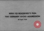 Image Adolf Hitler Berlin Allemagne, 1939, de la seconde 3 séquences d'archives historiques vidéo 65675047343