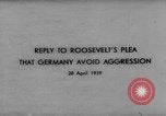 Image Adolf Hitler Berlin Allemagne, 1939, de la seconde 5 séquences d'archives historiques vidéo 65675047343
