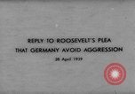 Image Adolf Hitler Berlin Allemagne, 1939, de la seconde 6 séquences d'archives historiques vidéo 65675047343