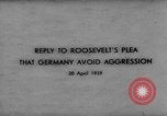 Image Adolf Hitler Berlin Allemagne, 1939, de la seconde 7 séquences d'archives historiques vidéo 65675047343