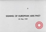 Image Pacte européen de l'axe Allemagne, 1939, de la seconde 3 séquences d'archives historiques vidéo 65675047344