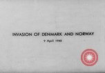 Immagine di Invasione della Danimarca La Scandinavia, 1940, secondo 6 filmato di repertorio 65675047349