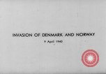 Immagine di Invasione della Danimarca La Scandinavia, 1940, secondo 10 filmato di repertorio 65675047349