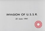 Image L'opération Barbarossa Invasion de l'Union Soviétique Allemagne, 1941, de la seconde 6 séquences d'archives historiques vidéo 65675047356