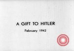 Image Adolf Hitler Allemagne, 1942, de la seconde 5 séquences d'archives historiques vidéo 65675047361