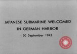 Image of Japanese submarine Germany, 1942, second 1 stock footage video 65675047363