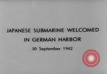 Image of Japanese submarine Germany, 1942, second 3 stock footage video 65675047363