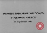 Image of Japanese submarine Germany, 1942, second 5 stock footage video 65675047363