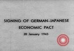 Image of German-Japanese Economic Pact Germany, 1943, second 6 stock footage video 65675047364