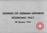 Image of German-Japanese Economic Pact Germany, 1943, second 7 stock footage video 65675047364