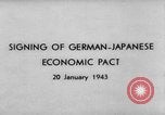 Image of German-Japanese Economic Pact Germany, 1943, second 8 stock footage video 65675047364