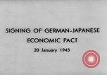 Image of German-Japanese Economic Pact Germany, 1943, second 9 stock footage video 65675047364