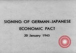 Image of German-Japanese Economic Pact Germany, 1943, second 10 stock footage video 65675047364