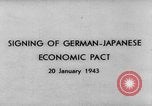 Image of German-Japanese Economic Pact Germany, 1943, second 11 stock footage video 65675047364